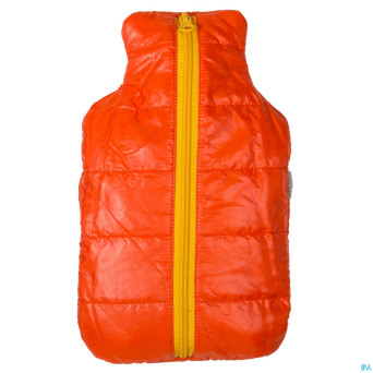 Marque v bouillotte graines doudoune orange