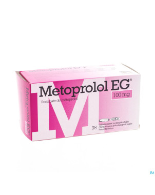 Metoprolol 100mg eg comp liber prol 98x100mg