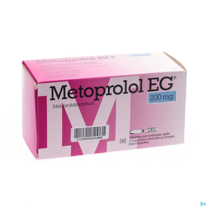 Metoprolol 200mg eg comp liber prol 98x200mg