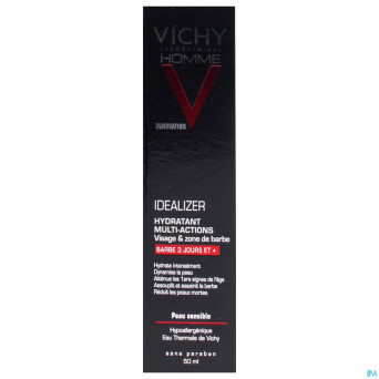 Vichy homme idealizer hydratant barbe 3j 50ml