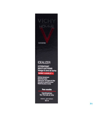 Vichy homme idealizer hydratant barbe 3j 50ml