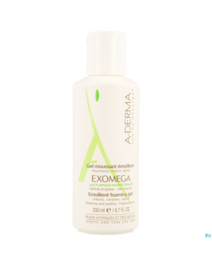 Aderma exomega gel moussant fl pompe 200ml