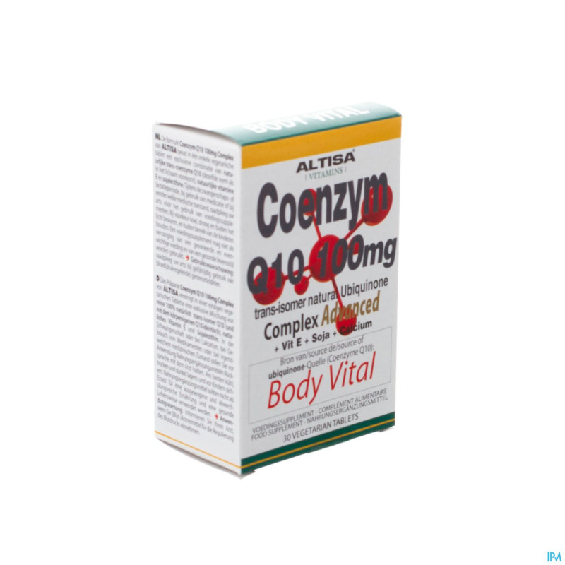Altisa coenzym q10 100mg+e+ca+lecithine   tabl  30
