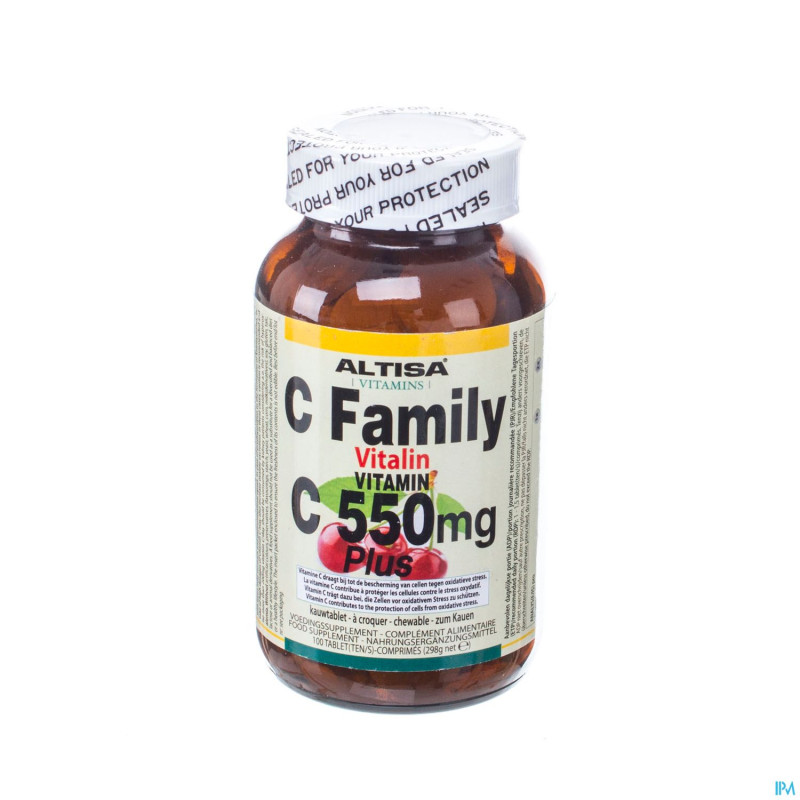 Altisa c family vitalin 550mg complex tabl 100
