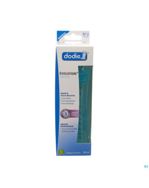 Dodie biberon iniiation+ tet. debit 3 lagoon 330ml