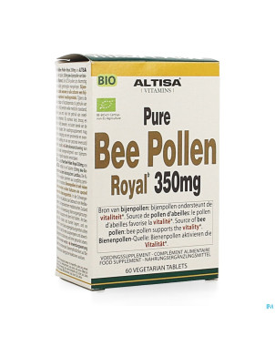 Altisa bee pollen royal bio 350mg tabl  60