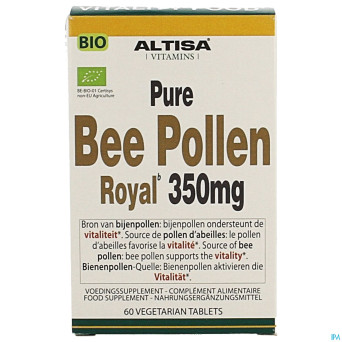 Altisa bee pollen royal bio 350mg tabl  60