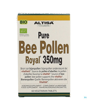 Altisa bee pollen royal bio 350mg tabl  60