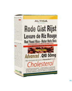 Altisa levure riz rge adv.complx+q10 natur tabl 30