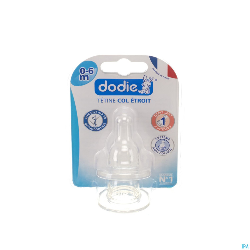 Dodie tetine col etroit 1age 3vit. sil.    2