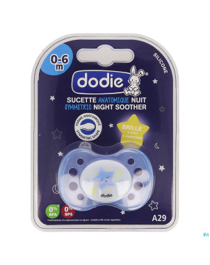 Dodie sucette nuit 1age sil.