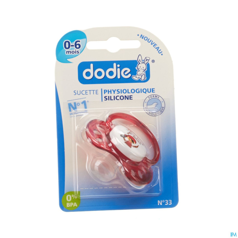 Dodie sucette physio 1age sil. anneau