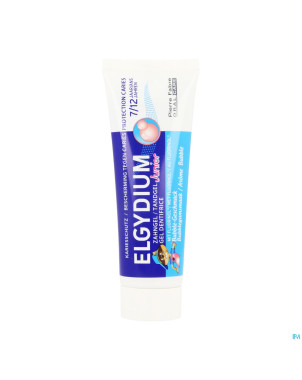 Elgydium junior bubble dentif 7-12a s/paraben 50ml