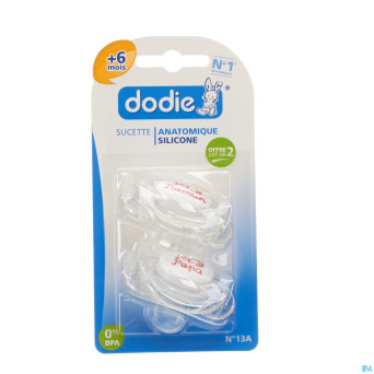 Dodie sucette message 2age sil. anneau duo    2