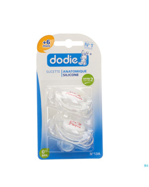 Dodie sucette message 2age sil. anneau duo    2