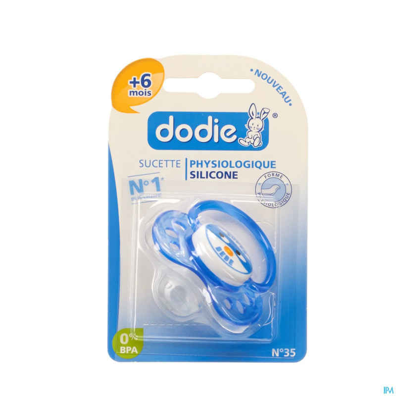 Dodie sucette physio super bebe 2age sil. anneau