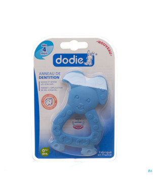 Dodie anneau dentition lapin bleu