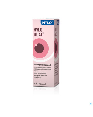 Hylo-dual gutt oculaires 10ml