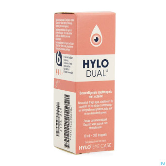 Hylo-dual gutt oculaires 10ml