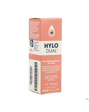 Hylo-dual gutt oculaires 10ml