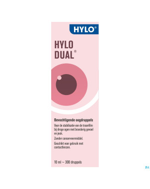Hylo-dual gutt oculaires 10ml