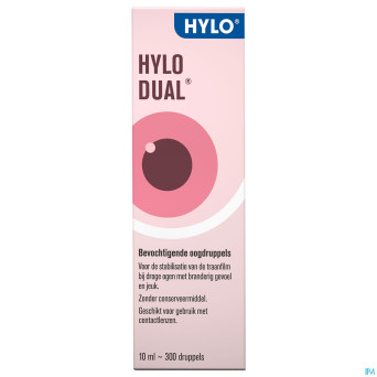 Hylo-dual gutt oculaires 10ml