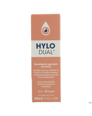 Hylo-dual gutt oculaires 10ml