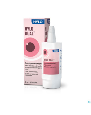 Hylo-dual gutt oculaires 10ml