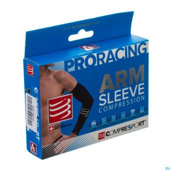 Compressport racing armsleeve black 1