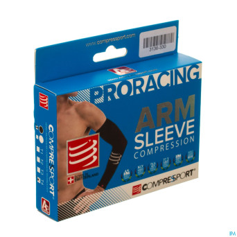 Compressport racing armsleeve black 4