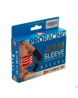 Compressport racing armsleeve black 4