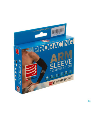 Compressport racing armsleeve black 3