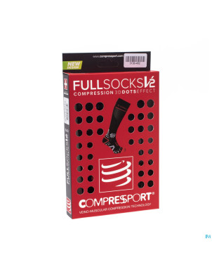 Compressport full socks black 2m