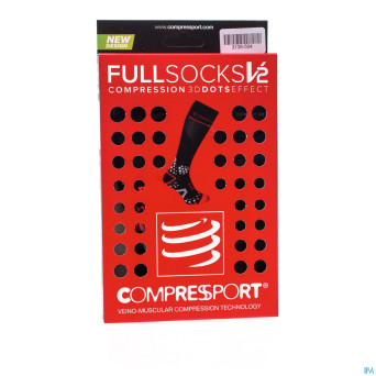 Compressport full socks black 4m