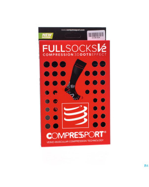Compressport full socks black 4m
