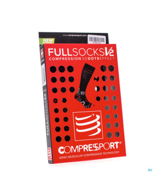 Compressport full socks black 4l