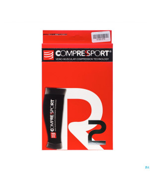 Compressport calf r2 black t1