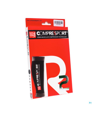 Compressport calf r2 black t2