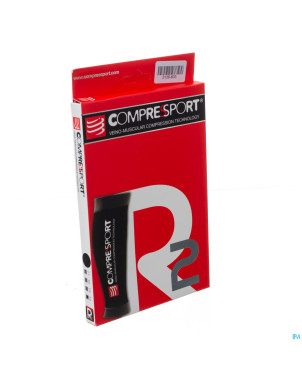 Compressport calf r2 black t4