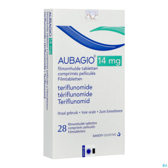 Aubagio 14mg comp pell 28 x 14 mg
