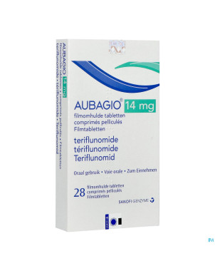 Aubagio 14mg comp pell 28 x 14 mg