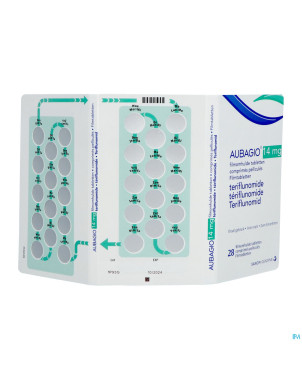 Aubagio 14mg comp pell 28 x 14 mg