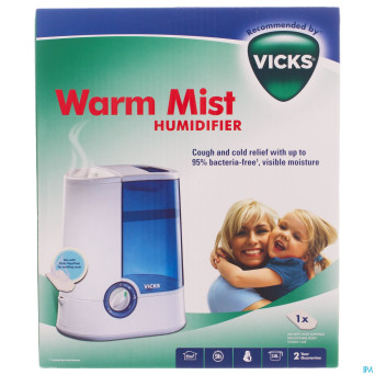 Vicks vh750e msh humidificateur vapeur chaude