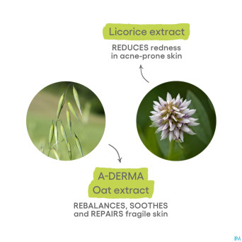 Aderma phys-ac gel moussant purifiant 400ml