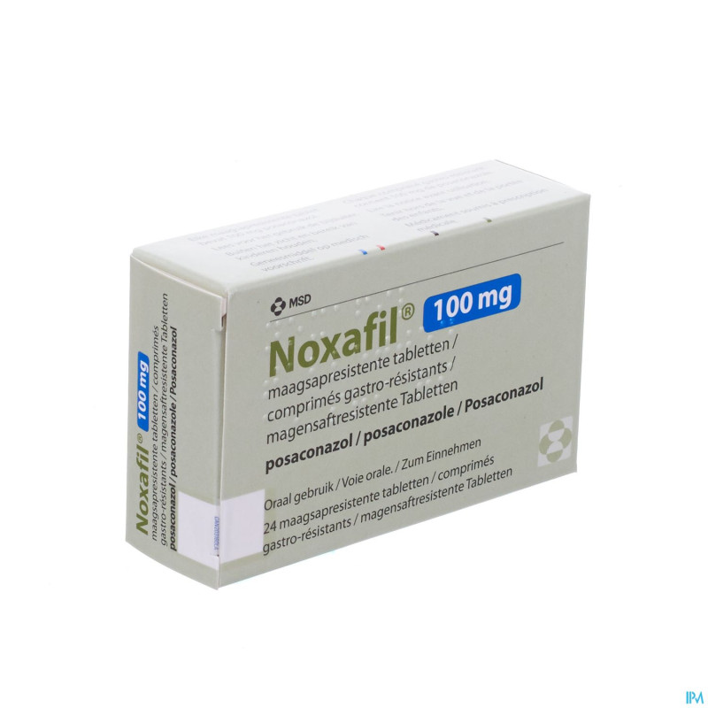 Noxafil 100 mg gastro resist comp  24 x 100 mg