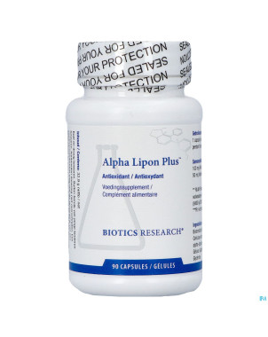 Alpha lipon plus biotics    caps 90
