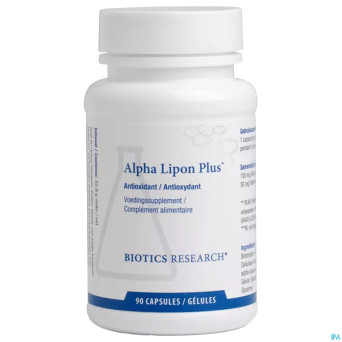 Alpha lipon plus biotics    caps 90