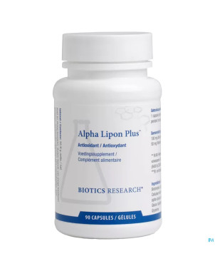 Alpha lipon plus biotics    caps 90