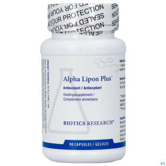 Alpha lipon plus biotics    caps 90