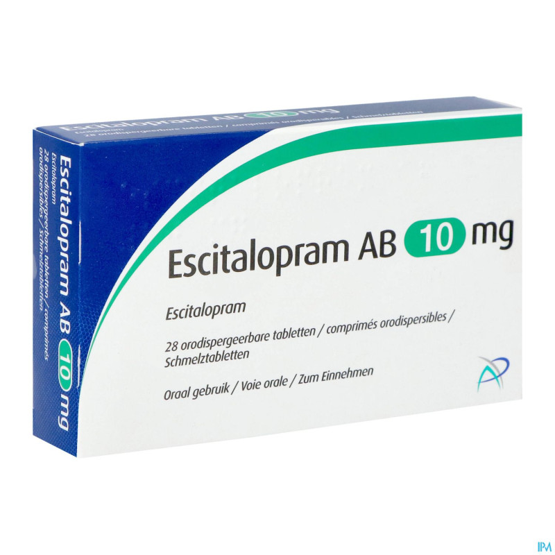 Escitalopram ab 10mg comp orodisp  28 x 10mg